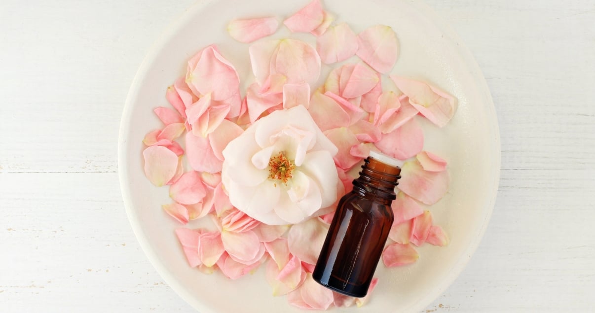 Bottle of  Homemade Perfume for your hair system