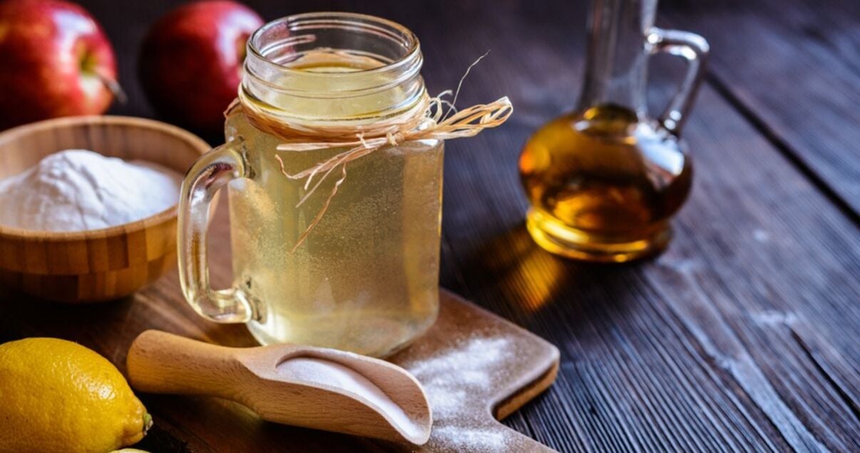 bakingsoda apple vinegar great ingredients for hair system maintenance 