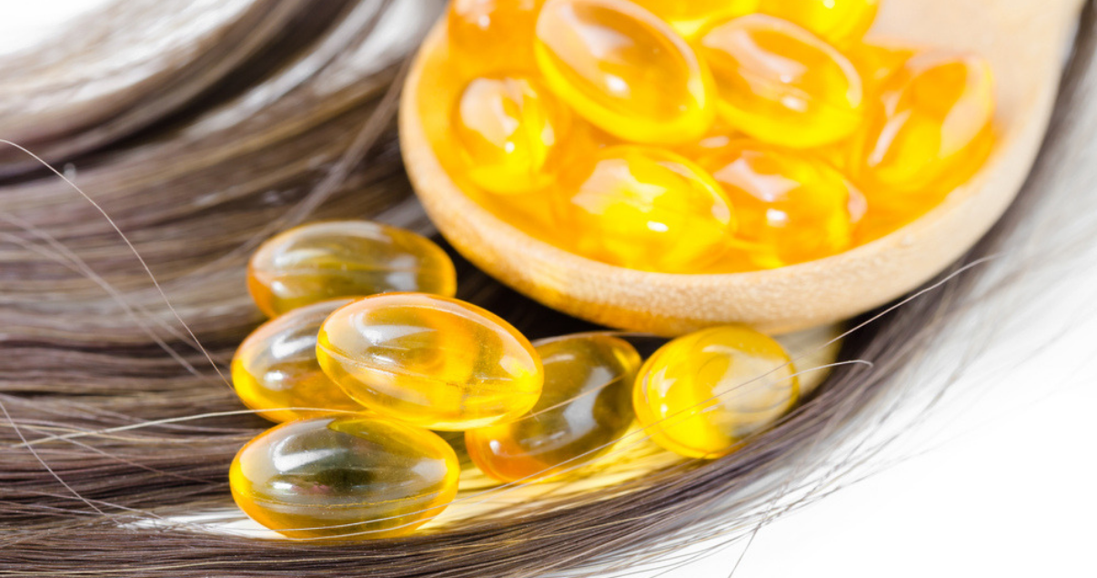 vitamin oil capsules for healthy hair growth